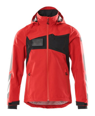 Mascot Accelerate Waterproof Outer Shell Jacket (Traffic Red/black)  (Xxxx Large) from B&Q