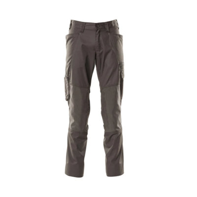 Mascot Accelerate Trousers With Kneepad PocketsDark Anthracite   (30.5) (Leg LengthShort) from B&Q