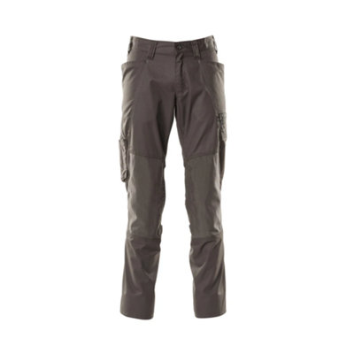 Mascot Accelerate Trousers With Kneepad PocketsDark Anthracite   (33.5) (Leg LengthRegular) from B&Q