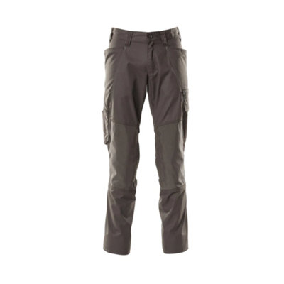 Mascot Accelerate Trousers With Kneepad PocketsDark Anthracite   (40.5) (Leg LengthLong) from B&Q