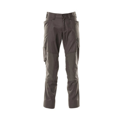 Mascot Accelerate Trousers With Kneepad PocketsDark Anthracite   (46.5) (Leg LengthLong) from B&Q