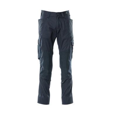 Mascot Accelerate Trousers With Kneepad PocketsDark Navy   (31.5) (Leg LengthLong) from B&Q