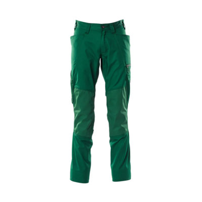 Mascot Accelerate Trousers With Kneepad PocketsGreen   (27) (Leg LengthRegular) from B&Q