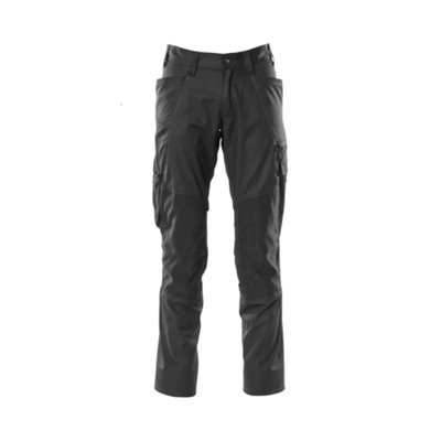 Mascot Accelerate Trousers With Kneepad PocketsBlack   (31.5) (Leg LengthRegular) from B&Q