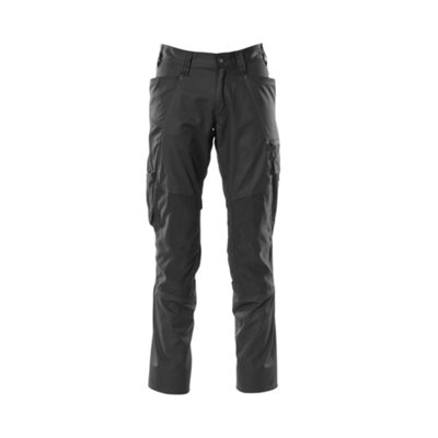 Mascot Accelerate Trousers With Kneepad PocketsBlack   (32.5) (Leg LengthLong) from B&Q