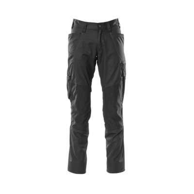 Mascot Accelerate Trousers With Kneepad PocketsBlack   (36.5) (Leg LengthLong) from B&Q