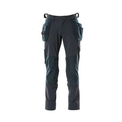 B&Q -  Accelerate Stretch Trousers With Holster Pockets (Dark Navy)  (28.5) (Leg LengthRegular)