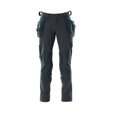 B&Q -  Accelerate Stretch Trousers With Holster Pockets (Dark Navy)  (30.5) (Leg LengthRegular)