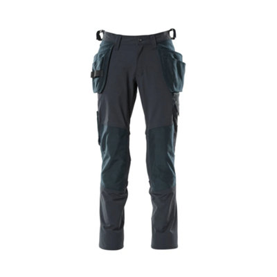 B&Q -  Accelerate Stretch Trousers With Holster Pockets (Dark Navy)  (36.5) (Leg LengthRegular)