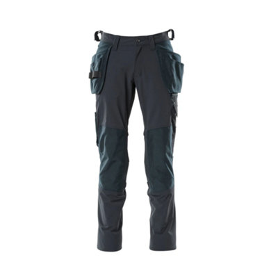 B&Q -  Accelerate Stretch Trousers With Holster Pockets (Dark Navy)  (31.5) (Leg LengthLong)
