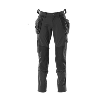 B&Q -  Accelerate Stretch Trousers With Holster Pockets (Black)  (40.5) (Leg LengthRegular)