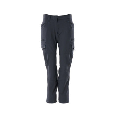 Mascot Accelerate Ladies Diamond Fit Stretch Trousers (Dark Navy)  (50.5) (Leg LengthShort) from B&Q