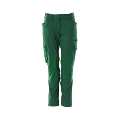 Mascot Accelerate Ladies Diamond Fit Stretch Trousers (Green)  (38.5) (Leg LengthShort) from B&Q