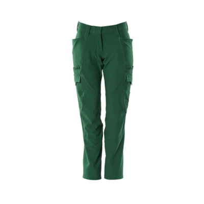 Mascot Accelerate Ladies Diamond Fit Stretch Trousers (Green) (32) (Leg Length - Regular) Green