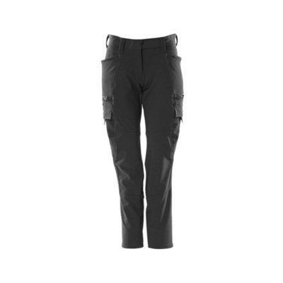 Mascot Accelerate Ladies Diamond Fit Stretch Trousers (Black)  (48) (Leg LengthShort) from B&Q