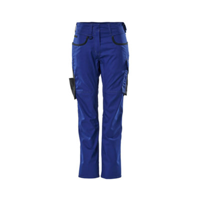 Mascot Unique Ladies Two-Toned Diamond Fit Trousers (Royal/dark Navy)  (32) (Leg LengthRegular) from B&Q