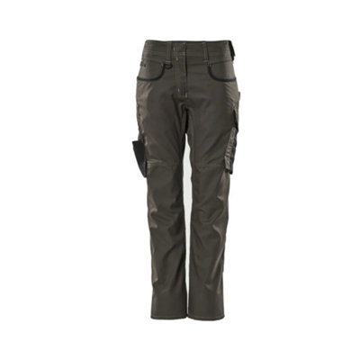 Mascot Unique Ladies Two-Toned Diamond Fit Trousers (Anthracite/black)  (32) (Leg LengthRegular) from B&Q