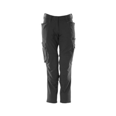 Mascot Accelerate Ladies Diamond Trousers With Kneepad Pockets (Black)  (41) (Leg LengthShort) from B&Q