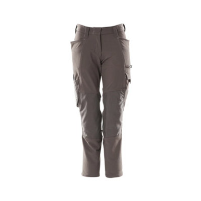 Mascot Accelerate Ladies Diamond Trousers With Kneepad Pockets (Dark Anthracite)  (35.5) (Leg LengthShort) from B&Q