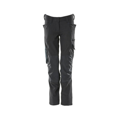 Mascot Accelerate Ladies Pearl Trousers With Kneepad Pockets (Dark Navy)  (50.5) (Leg LengthShort) from B&Q