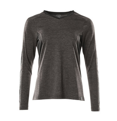 Mascot Accelerate Ladies Coolmax Long-Sleeved T-Shirt (Dark Anthracite/black)  (X Small) from B&Q