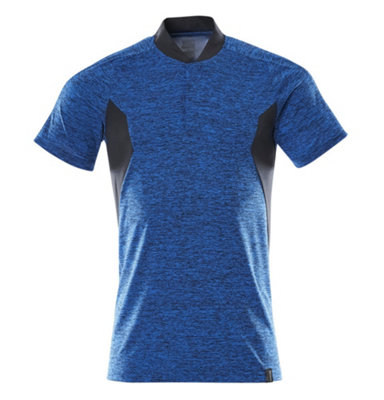 Mascot Accelerate Coolmax Pro Modern Fit Polo Shirt (Azure Blue/dark Navy)  (Xxxx Large) from B&Q