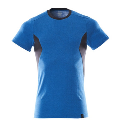 Mascot Accelerate Modern Fit T-Shirt (Azure Blue/dark Navy)  (Xxxx Large) from B&Q
