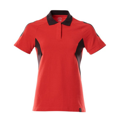 Mascot Accelerate Ladies Fit Polo Shirt (Traffic ) (Xx Large) Red/Black
