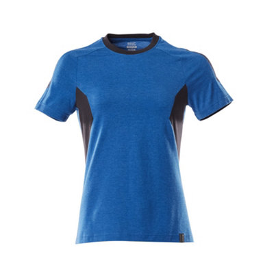Mascot Accelerate Ladies Fit T-Shirt (Azure Blue/dark Navy)  (Xx Large) from B&Q