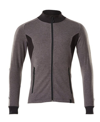 Mascot Accelerate Modern Fit Zippered Sweatshirt (Dark Anthracite/black)  (X Large) from B&Q
