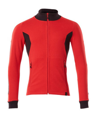 Mascot Accelerate Modern Fit Zippe Sweatshirt (Traffic ) (Xx Large) Red/Black