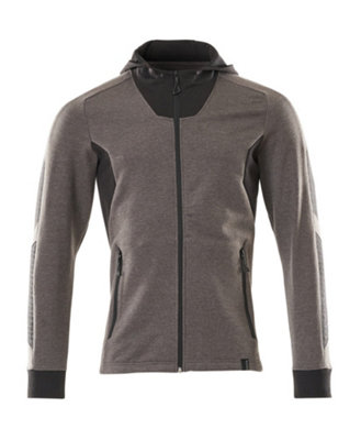 Mascot Accelerate Modern Fit Hoodie With Zipper (Dark Anthracite/black)  (Xx Large) from B&Q