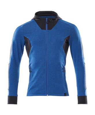 Mascot Accelerate Modern Fit Hoodie With Zipper (Azure Blue/dark Navy)  (Xxx Large) from B&Q