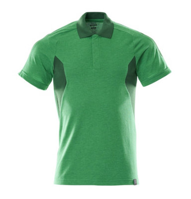Mascot Accelerate Modern Fit Polo Shirt (Grass Green/green)  (Xxx Large) from B&Q