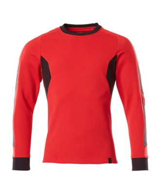 Mascot Accelerate Modern Fit Sweatshirt (Traffic ) (Xx Large) Red/Black