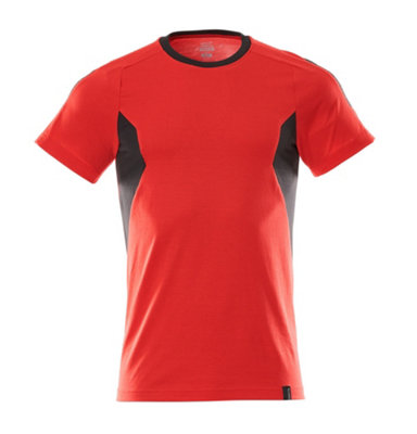 Mascot Accelerate Modern Fit T-Shirt (Traffic Red/black)  (Medium) from B&Q