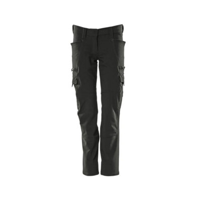 Mascot Accelerate Ladies Pearl Fit Stretch Trousers (Black)  (48) (Leg LengthShort) from B&Q