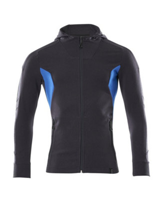 Mascot Accelerate Modern Fit Hoodie With Zipper (Dark Navy/azure Blue)  (Xxxx Large) from B&Q