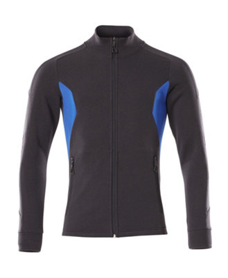 Mascot Accelerate Modern Fit Zippered Sweatshirt (Dark Navy/azure Blue)  (Xx Large) from B&Q