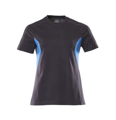 Mascot Accelerate Ladies Fit T-Shirt (Dark Navy/azure Blue)  (Xx Large) from B&Q