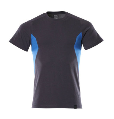 Mascot Accelerate Modern Fit T-Shirt (Dark Navy/azure Blue)  (Xxxx Large) from B&Q