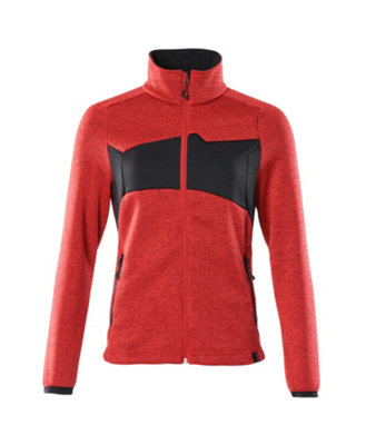 Mascot Accelerate Ladies Knitted Cardigan With Zipper (Traffic Red/black)  (Xxxx Large) from B&Q