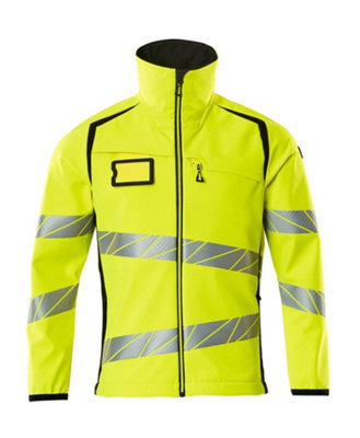 Mascot Accelerate Safe Softshell Jacket (Hi-Vis Yellow/black)  (Xxx Large) from B&Q