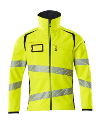 Mascot Accelerate Safe Softshell Jacket (Hi-Vis Yellow/dark Navy)  (Xx Large) from B&Q