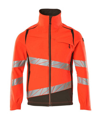 Mascot Accelerate Safe Ultimate Stretch Work Jacket (Hi-Vis Red/dark Anthracite)  (Xx Large) from B&Q