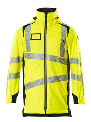 Mascot Accelerate Safe Lightweight Parka With Climascot (Hi-Vis Yellow/dark Navy)  (Xxxx Large) from B&Q
