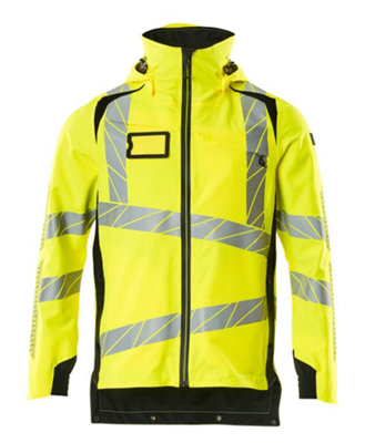 Mascot Accelerate Safe Lightweight Lined Outer Shell Jacket (Hi-Vis Yellow/black)  (Xxxxx Large) from B&Q