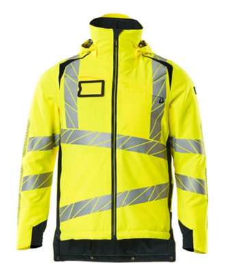 Mascot Accelerate Safe Lightweight Winter Jacket With ClimascotHi-Vis Yellow/dark Navy   (Xxxx Large) from B&Q