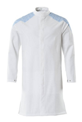 Mascot Food & Care Ultimate Stretch Jacket (White/azure Blue)  (Xxx Large) from B&Q