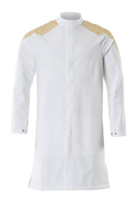 Mascot Food & Care Ultimate Stretch Jacket (/Curry Gold) (Xxxxx Large) White/Gold